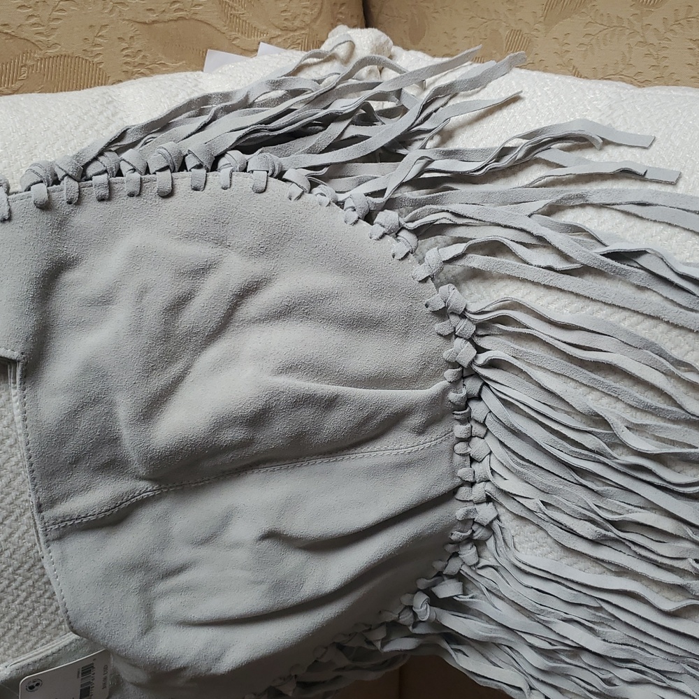 Free People Riley Fringe Bag/Neutral Plaster - Picture 8 of 16